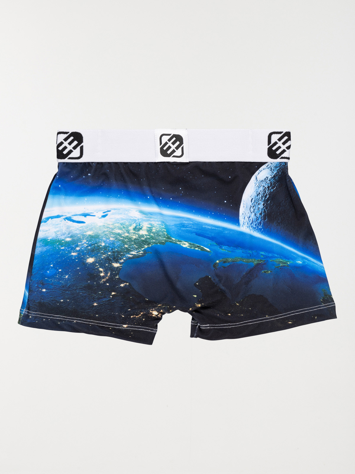 Boxer imprimé terre et lune garçon Boxer imprimé terre et lune garçon
