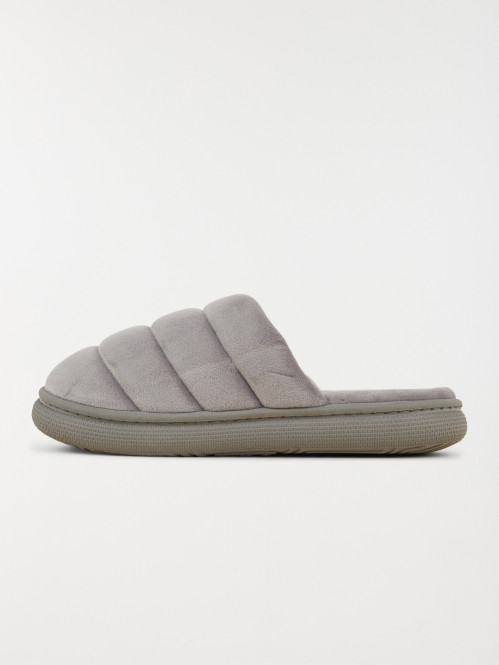 Chaussons Isotoner gris...