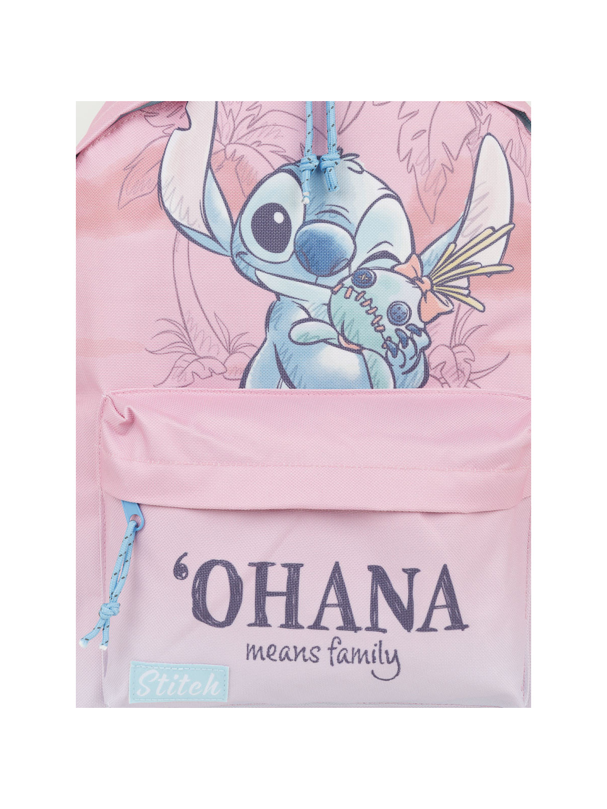 Sac à dos Stitch Ohana rose fille