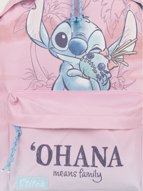 Sac à dos Stitch Ohana rose...