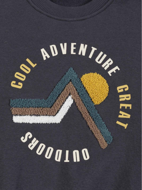 Sweat imprimé graphite...