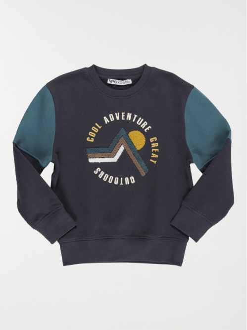 Sweat imprimé graphite garçon (3-12A)