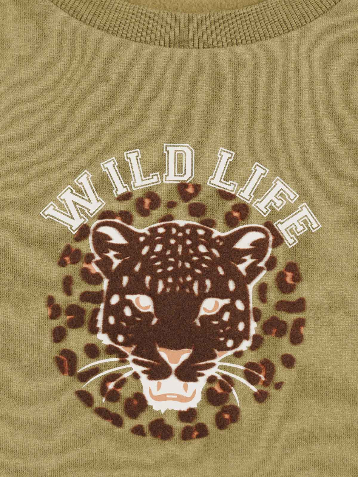 Sweat léopard fille (3-12A) Sweat léopard fille (3-12A)