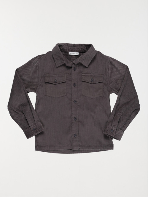 Chemise graphite garçon (3-12A)