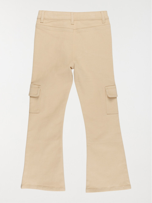 Pantalon flare cargo fille...
