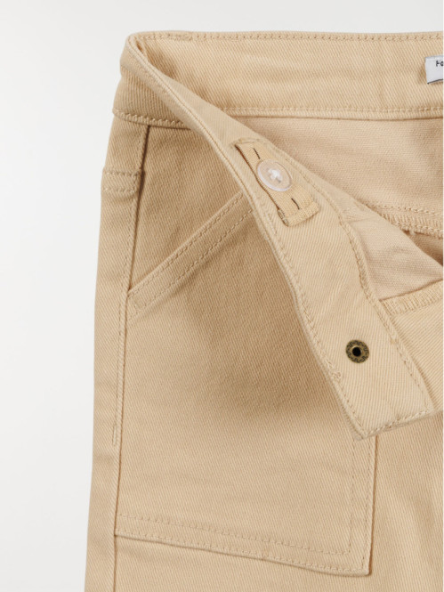 Pantalon flare cargo fille...