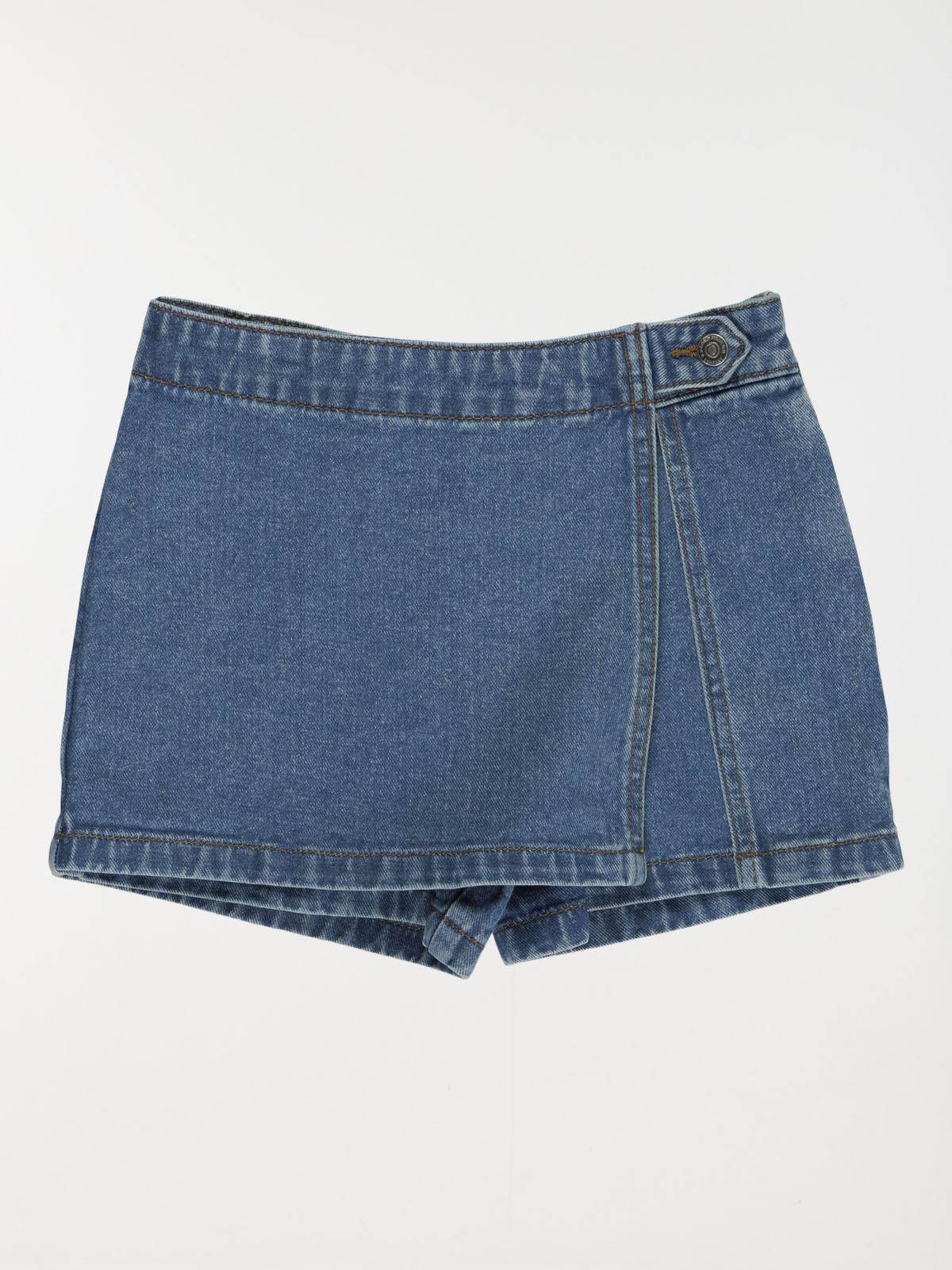 Jupe-short couleur stone fille (3-12A)