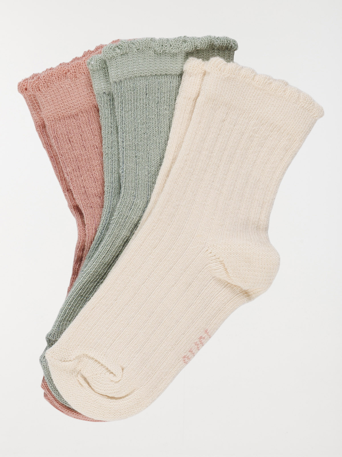 Lot de 3 paires chaussettes fille