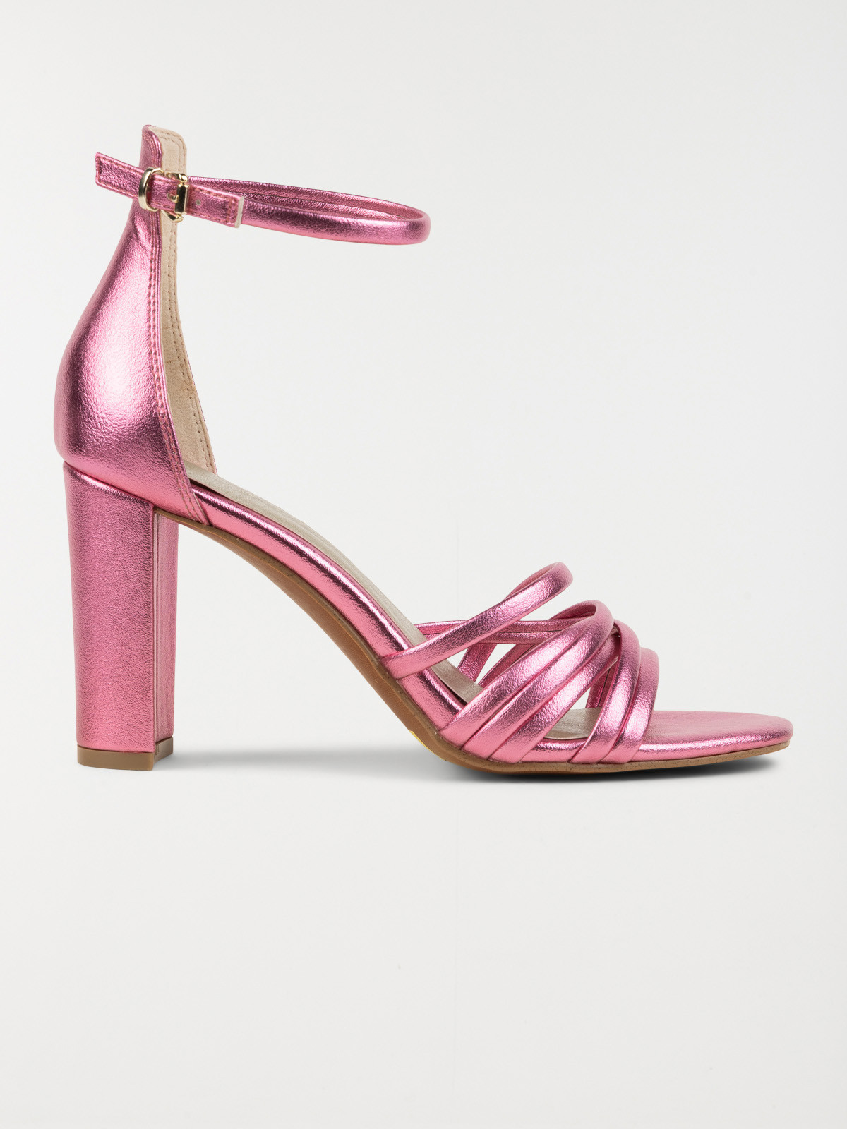 Sandale rose femme talon (36-41)
