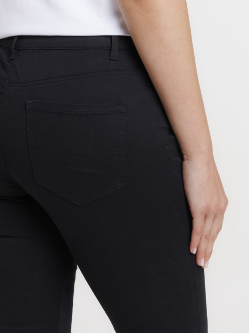 Pantalon skinny noir femme