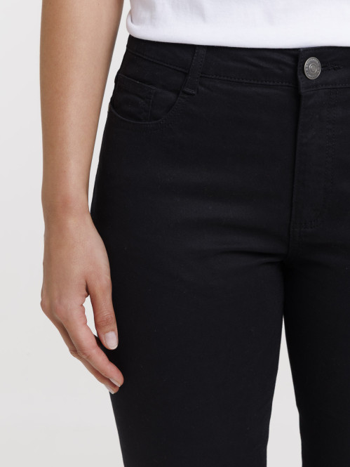 Pantalon skinny noir femme