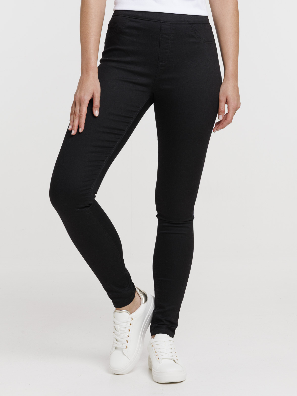 Jegging denim noir femme