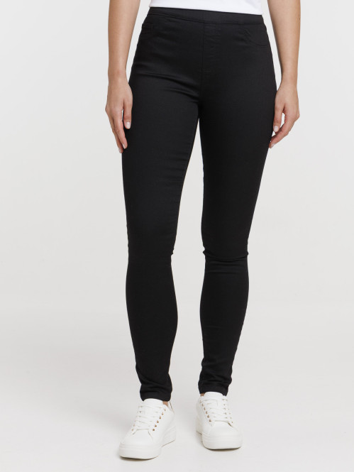 Jegging denim noir femme