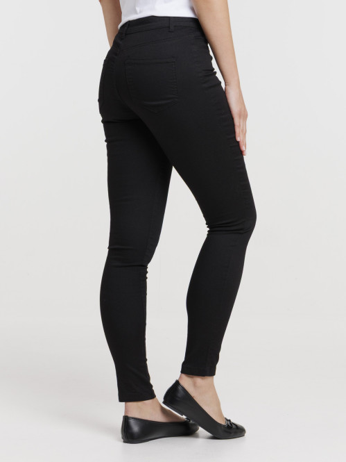 Jean coupe skinny noir femme