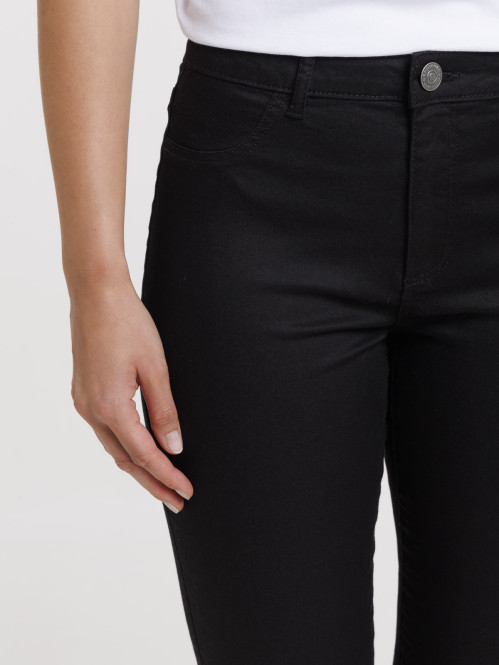 Jean coupe skinny noir femme