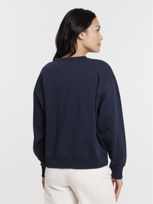 Sweat boutons épaule femme