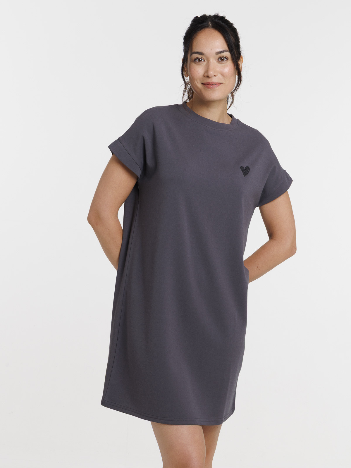 Robe courte coeur femme