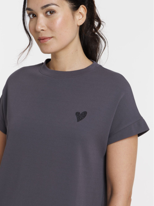 Robe courte coeur femme