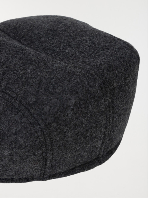 Béret gris chiné homme Béret gris chiné homme