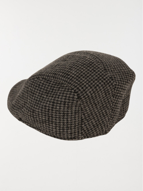Casquette pied de poule homme 