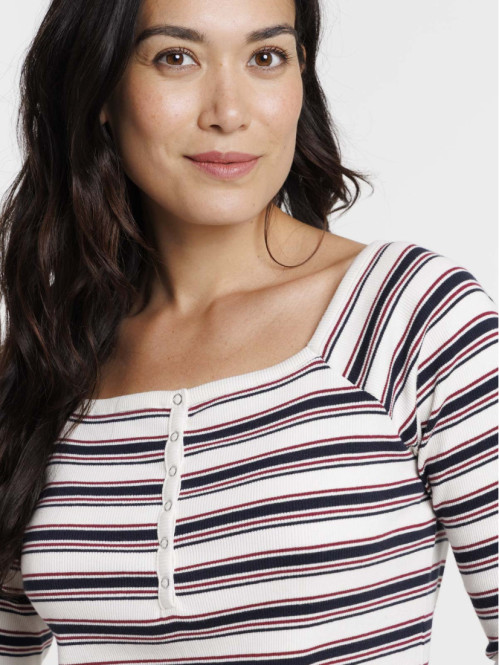 T-shirt rayé manches longues femme T-shirt rayé manches longues femme
