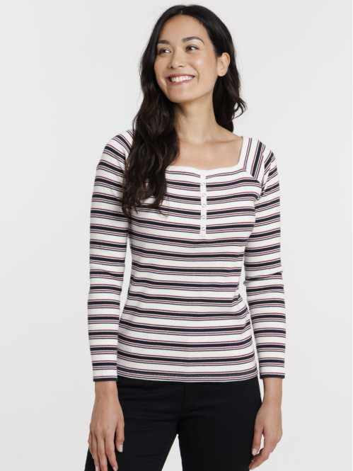 T-shirt rayé manches longues femme T-shirt rayé manches longues femme