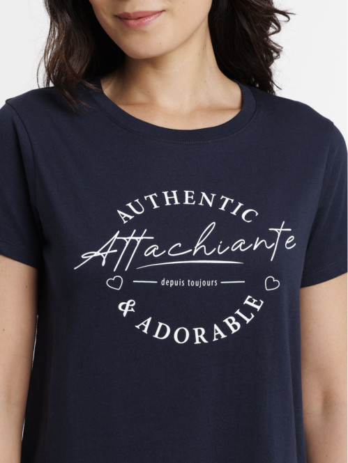 T-shirt attachiante et...