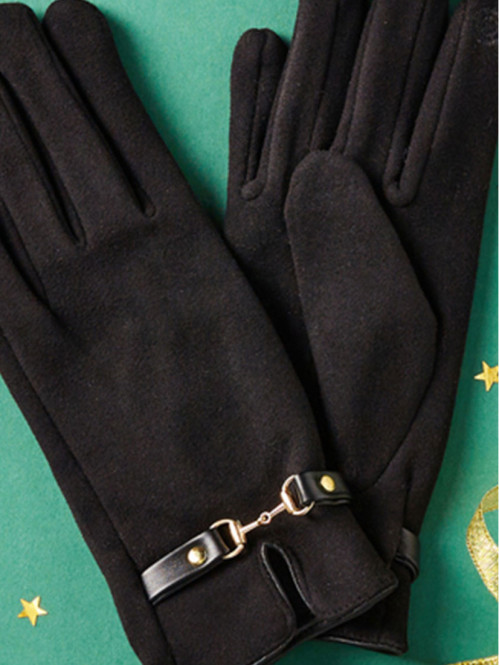 Gant bijou femme noir