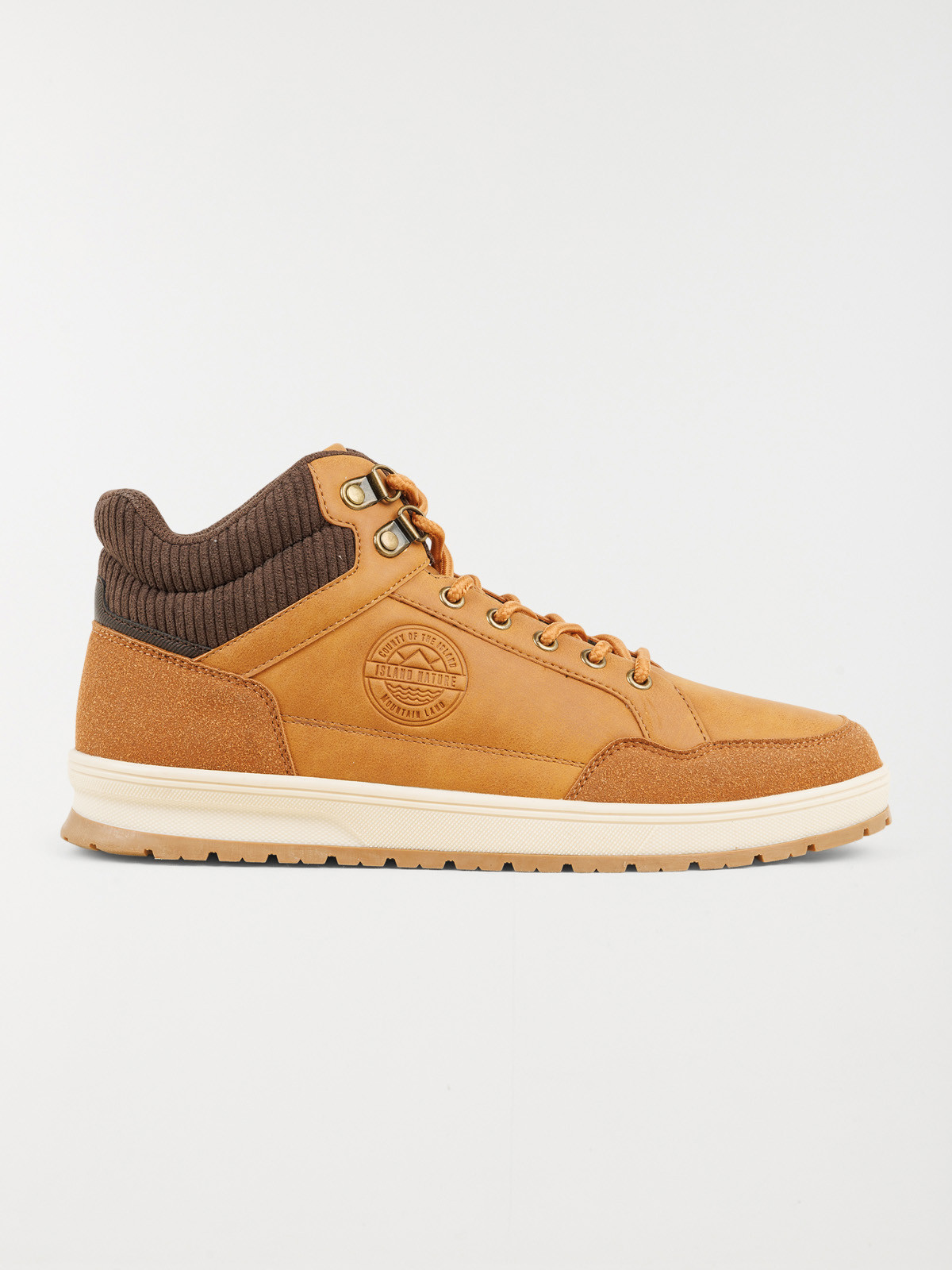 Boots à lacets tan homme (40-46)