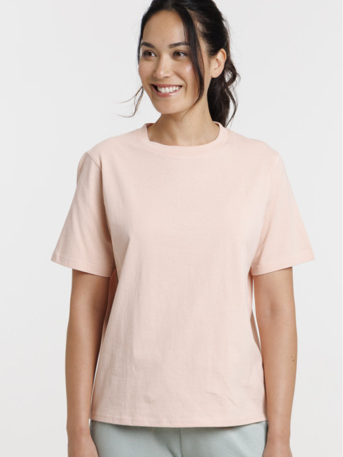 T-shirt col rond oversized...
