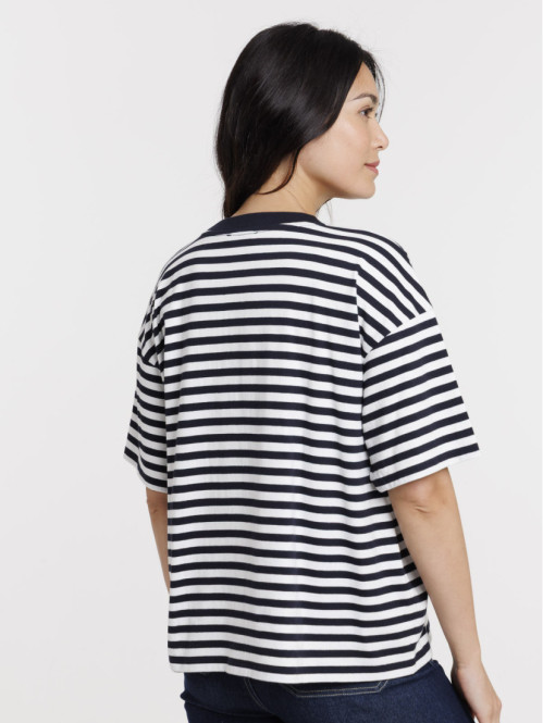 T-shirt rayé Brooklyn femme