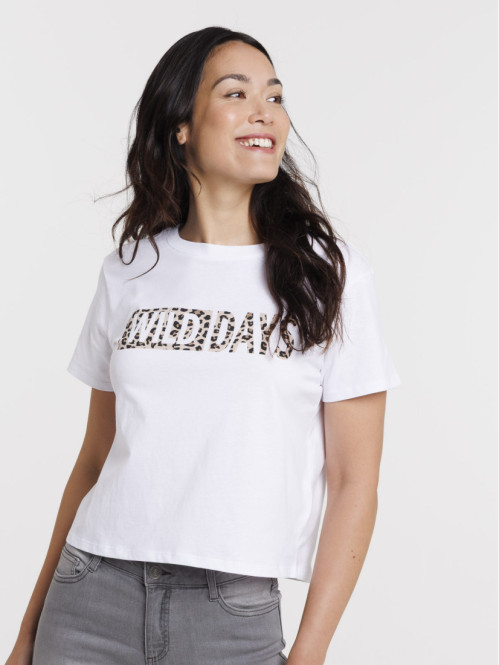 T-shirt wild days femme