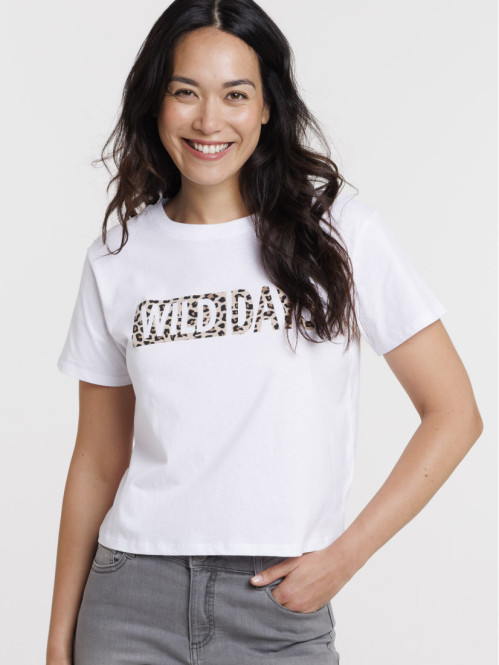 T-shirt wild days femme