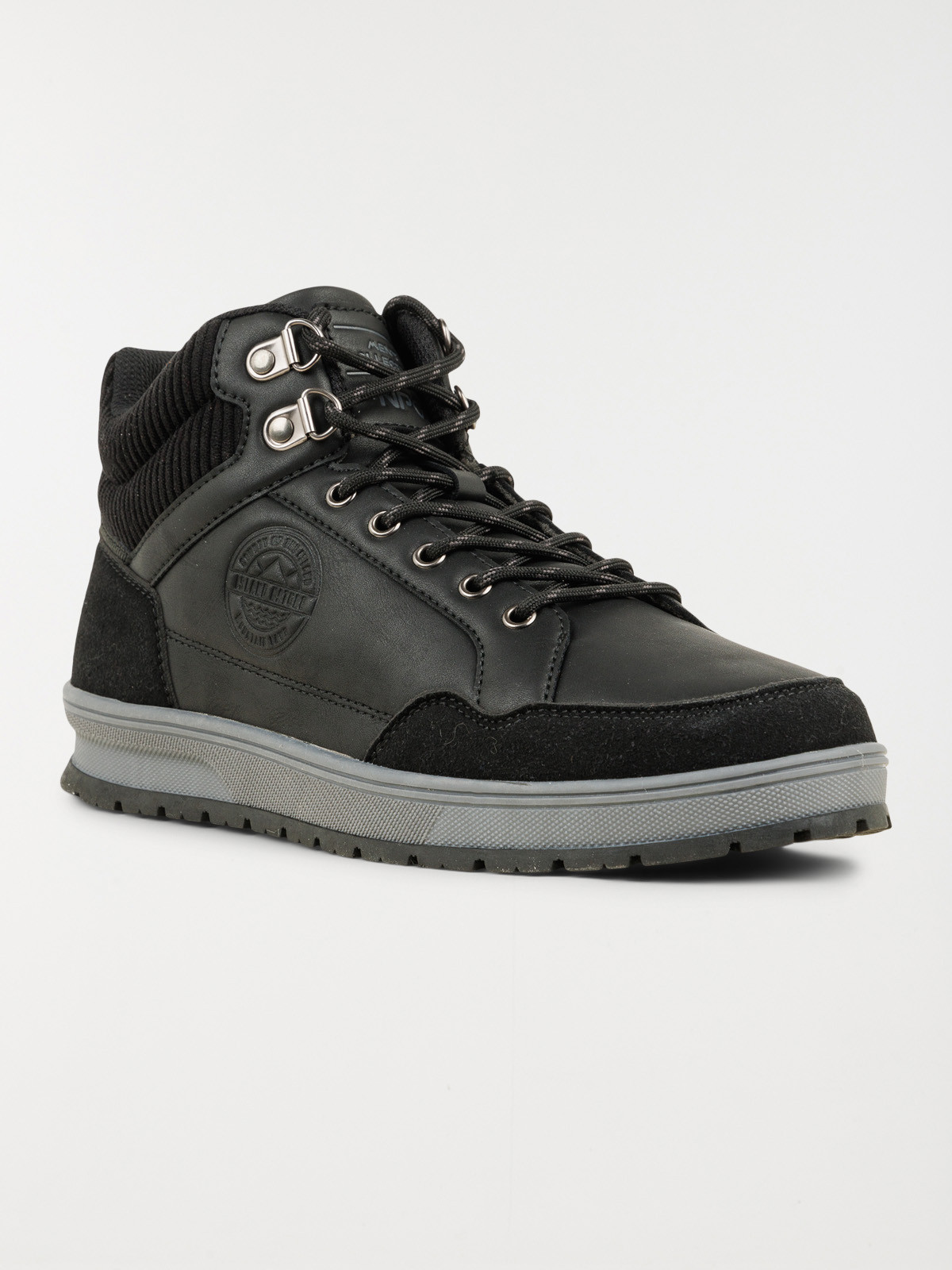 Boots noires à lacets homme (40-46)