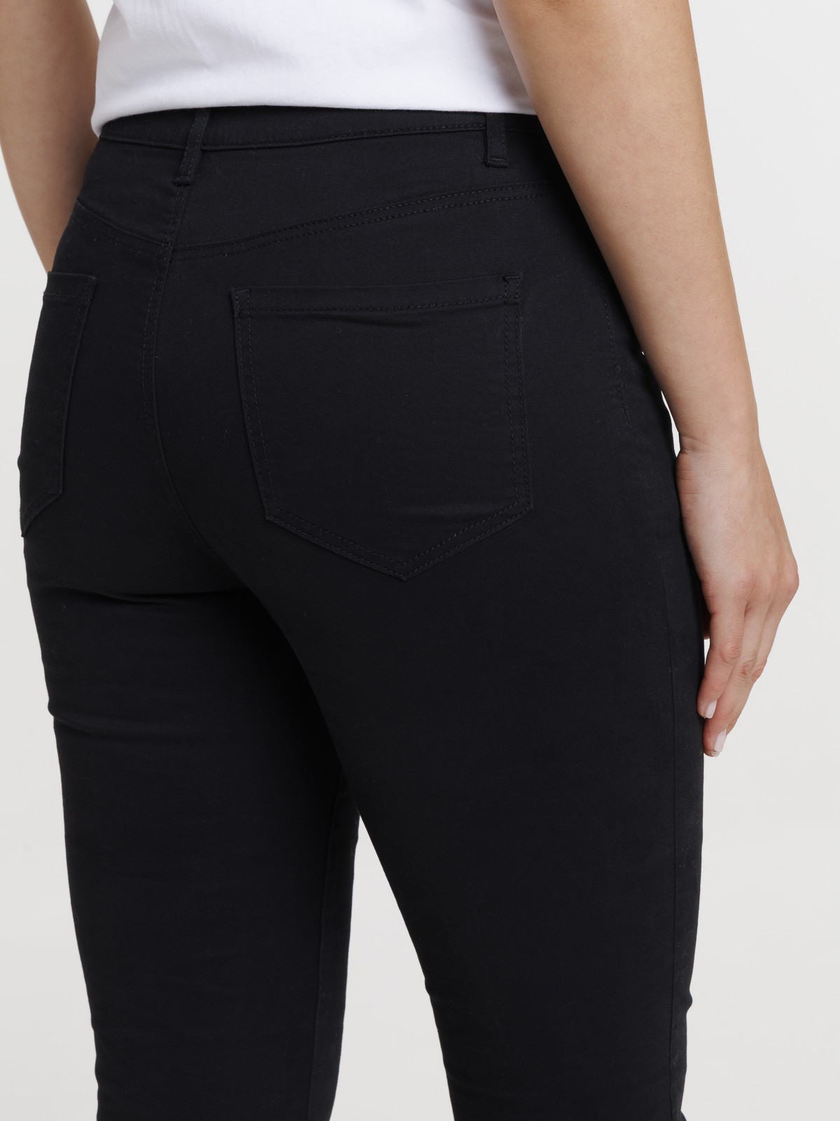 Pantalon bootcut noir femme