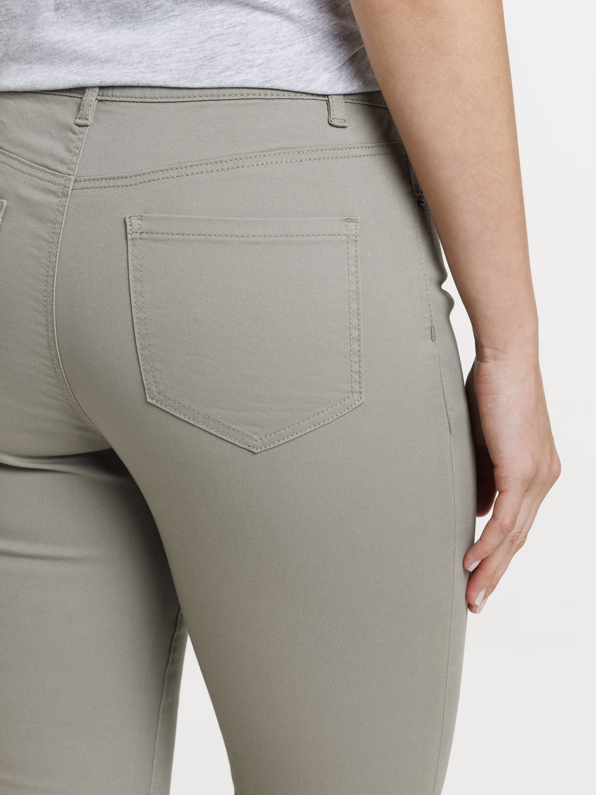 Pantalon bootcut tilleul femme