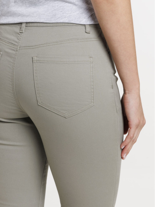 Pantalon bootcut tilleul femme