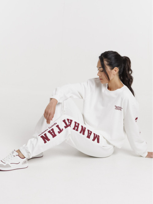Jogging imprimé jambe femme