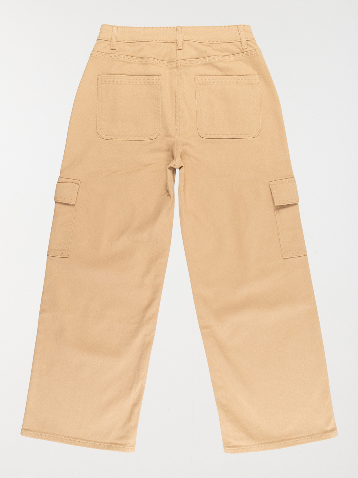 Pantalon cargo camel doux fille (XXS-M)