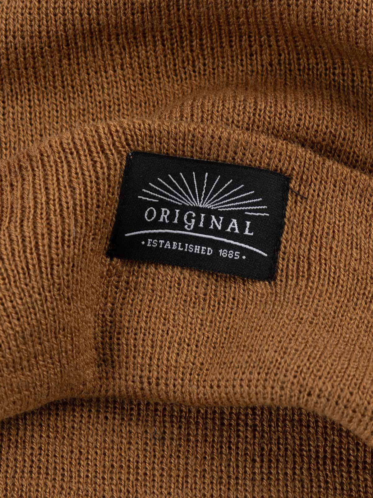 Bonnet revers café homme Bonnet revers café homme