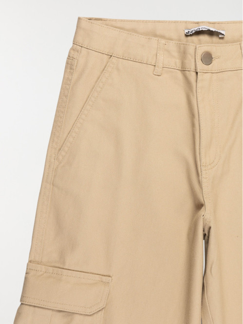 Pantalon cargo parchemin...
