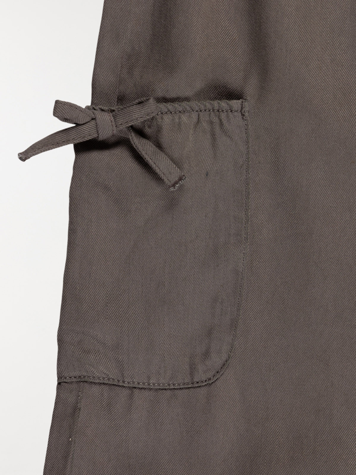 Pantalon large gris fille (3-12A) Pantalon large gris fille (3-12A)