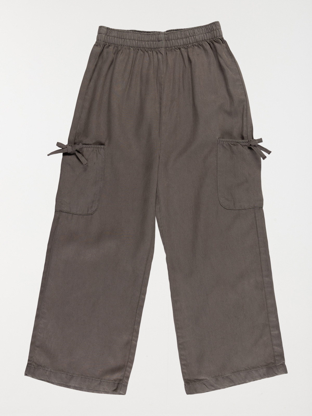 Pantalon large gris fille (3-12A)