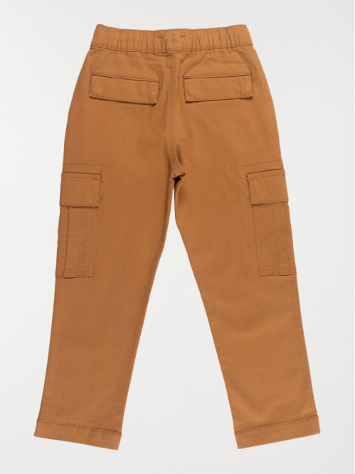 Pantalon Cargo Garçon 3-10 Ans - Taille élastique - Coupe Large Confortable - Idéal Pour Le Sport, L'école, Les Vacances