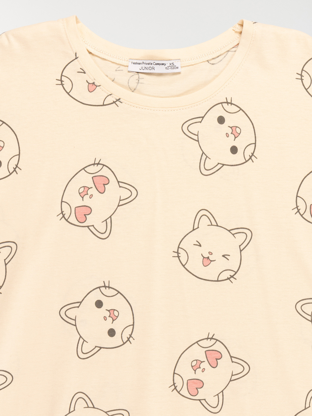 Chemise de nuit chats fille (XXS-M)