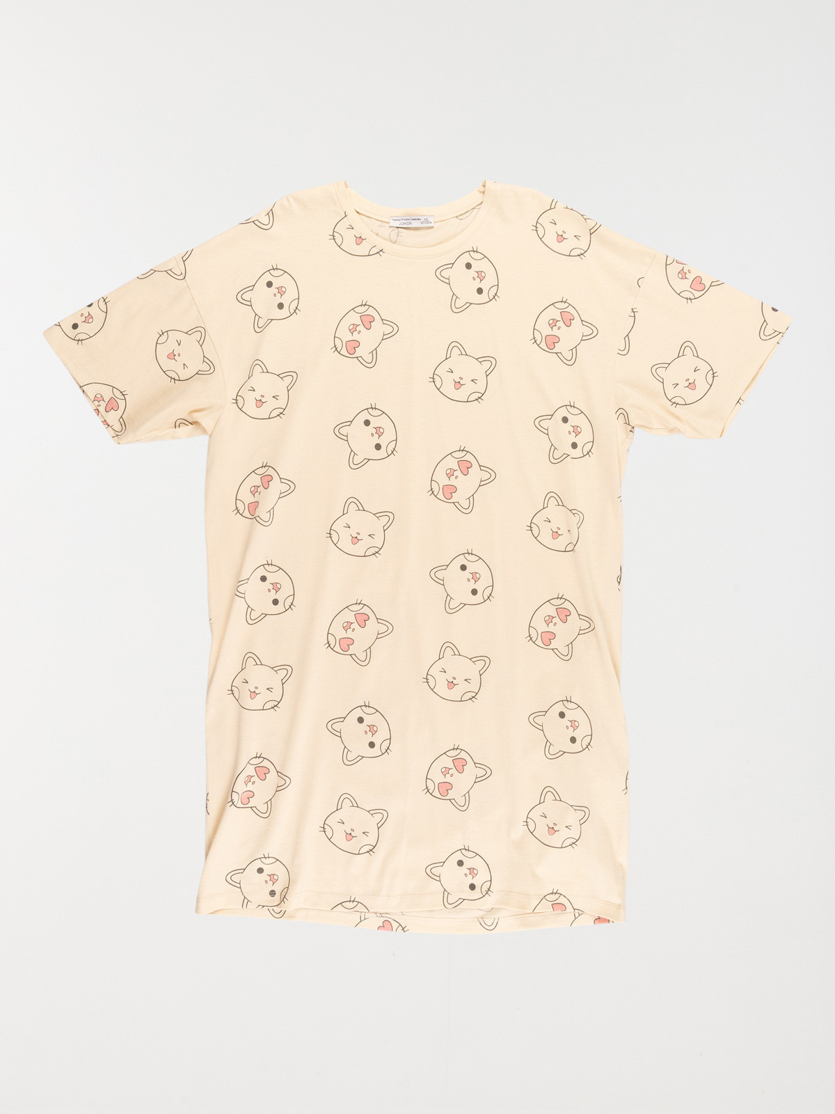 Chemise de nuit chats fille (XXS-M)