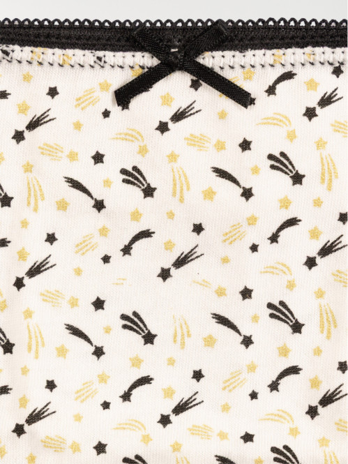 Lot de 5 slips star fille