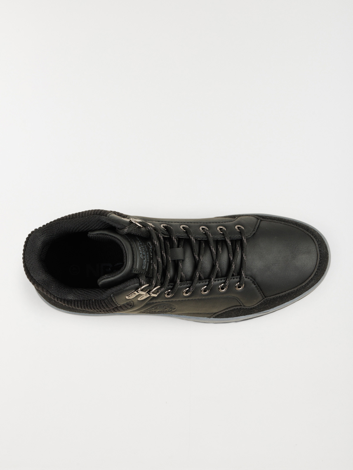 Boots noires à lacets homme (40-46)