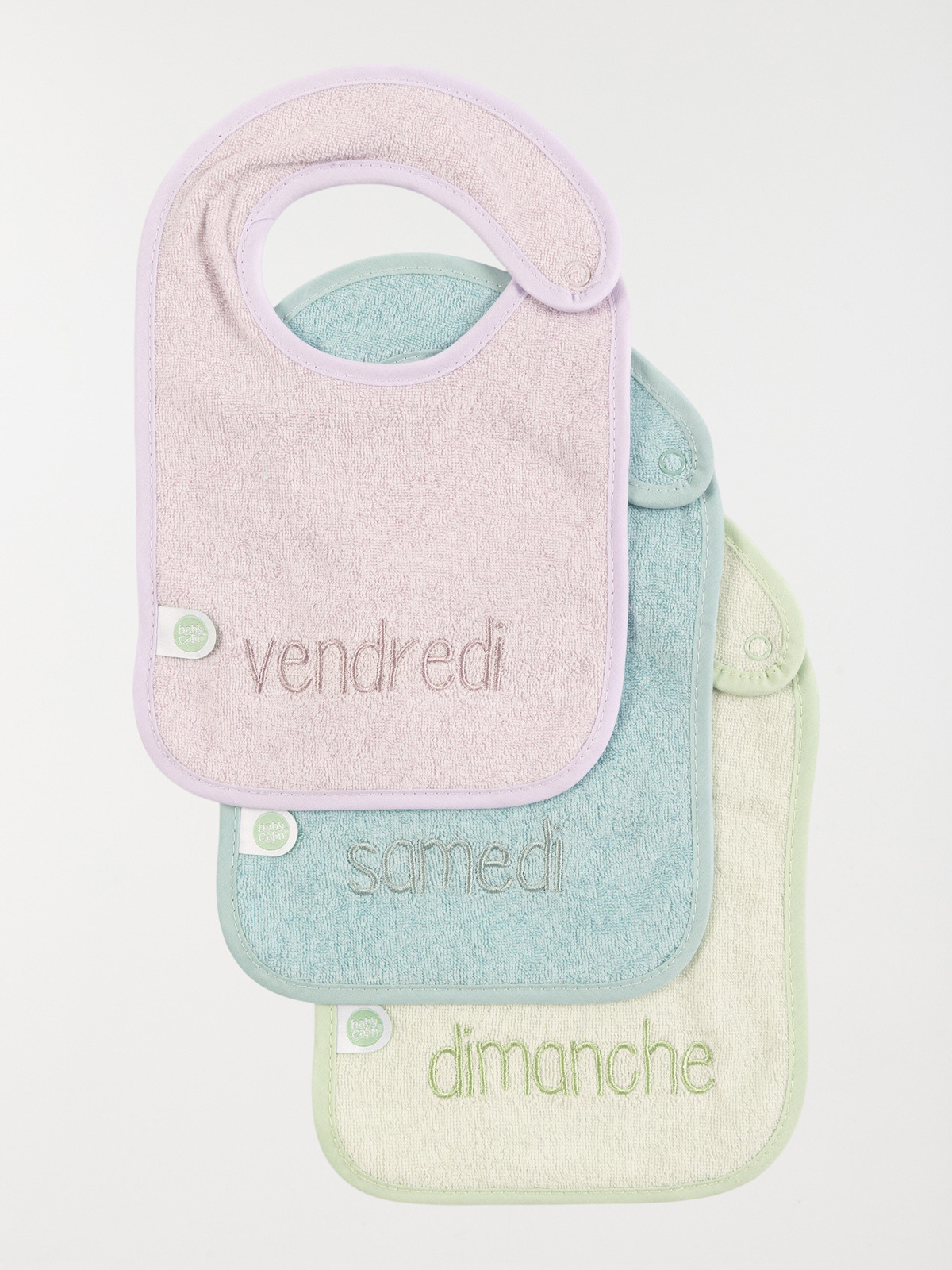 Lot de 7 bavoirs bébé Lot de 7 bavoirs bébé