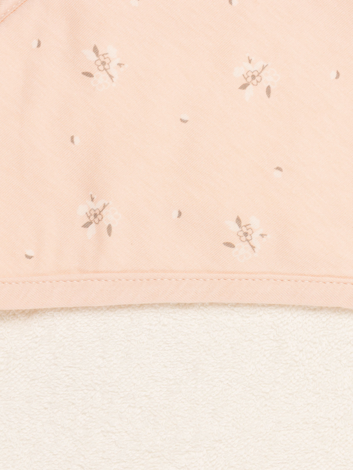 Cape de bain et gant rose bébé Cape de bain et gant rose bébé